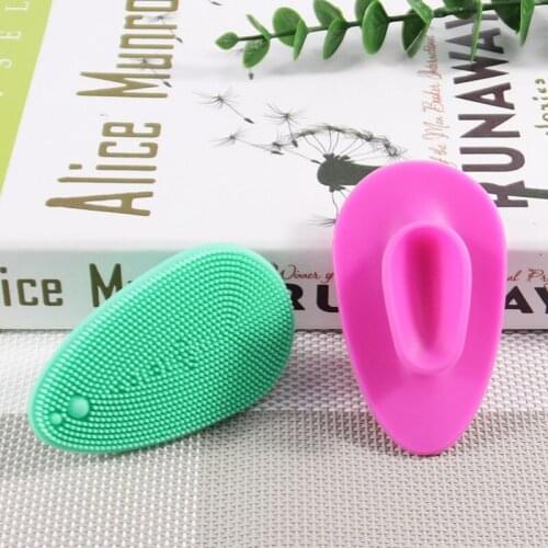 1pc Silicone Face Cleansing Brush Facial Deep Pore Skin Care Scrub Cleanser Tool New Mini Beauty Soft Deep Cleaning Exfoliator