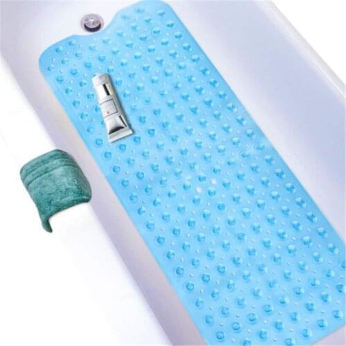 100*40cm Bathroom Anti-slip Mat Non-slip Toilet Bath Rug Toilet Splicing Mat Wash Interval Water Mat Hollow Anti-fall Mat
