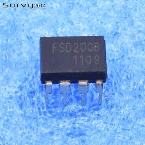 5PCS/10PCS FSD200B DIP-7 FSD200 Green Mode Fairchild Power Switch IC diy electronics