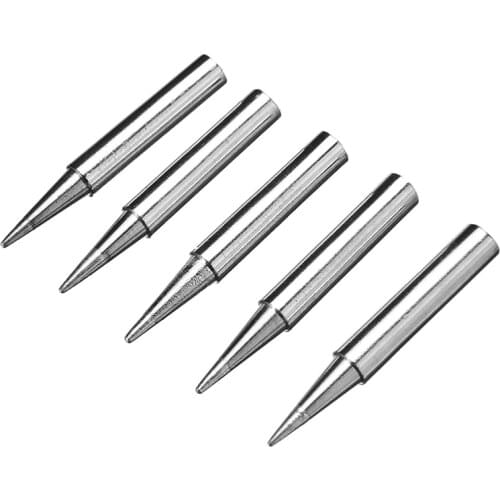 5pcs 17mm 900M-T-B Soldering Solder Iron Tips 43.5mm Length For 936/937/938/969 Soldering Station