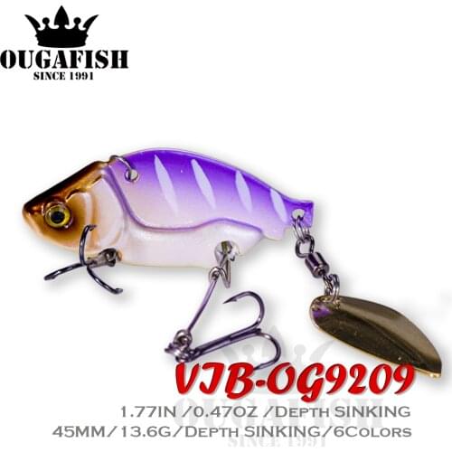 Fishing Accessories VIB Spoon Lure 13.6g 45mm Sinking Metal Spinner Bait Peche En Mer Leurre Brochet Fish Isca Artificial Angeln