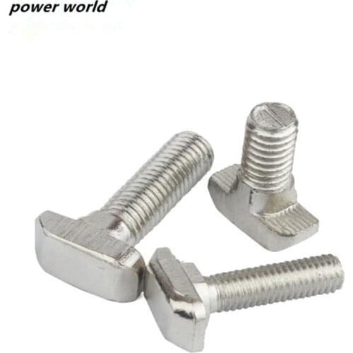 M8 European standard T-screw bolt Stainless Steel 3D Printer Parts Linear Rail Aluminum Profile bolt
