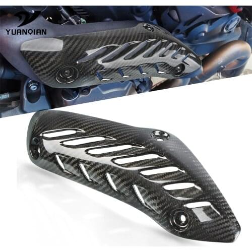 Monster 821 Motorcycle Muffler Pipe Exhaust Heat Shield Cover Guard Muffler Covers Protector For Monster 1200 2014-2017 2016 15