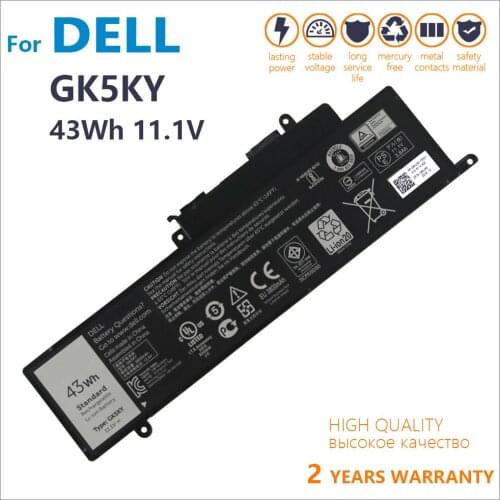 Genuine GK5KY Laptop Battery For DELL Inspiron 13 7347 7348 11 3147 Series 04K8YH 11.1V 43WH New Original Batteries+track code