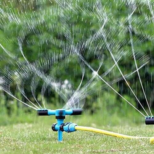 360 °lawn Sprinkler Grass Lawn Watering 3Arm Garden Sprinkler Garden Irrigation Rotary Nozzle Rotating