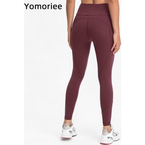 Workout Yoga Pants High Waist Hip Pocket Sports Nine-point Pants Hot Leggings Women Fitness Gym Running Active Solid Color