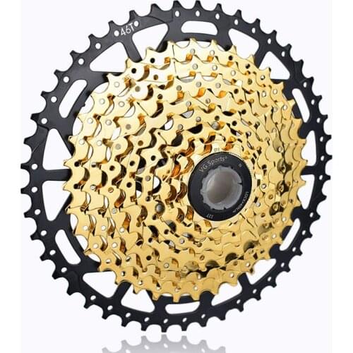VG Sports 9Speed MTB Bicycle Freewheel Separate Ultralight Aluminum Alloy Cassette Bike Free Wheel Bracket Sprocket 11-46T