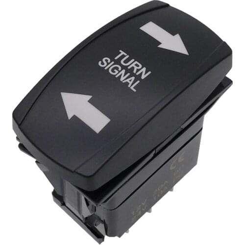 ON OFF ON Dual Green Lamp Waterproof 4PIN Turn Signal Rocker Switch