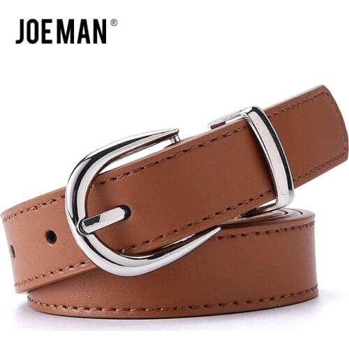Women Belts High Quality Strap Women Leather Belt trouser Lady Faux Leather Belt 2.4 cm Strap Width Black Brown White