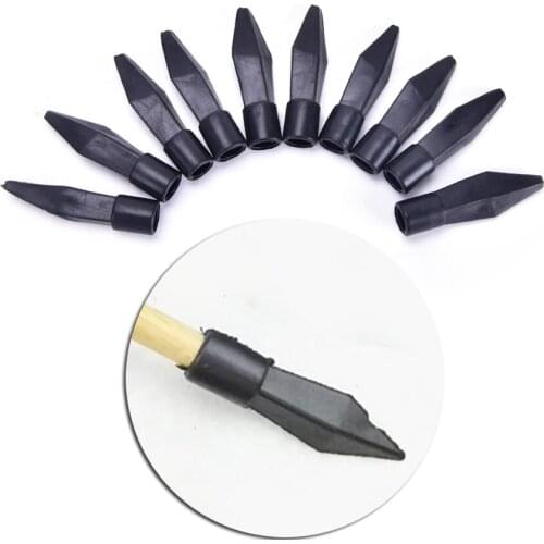 10Pcs Soft Rubber Archery Arrowheads Practice s Kids Arrows Hunting Accessories 4.7cm