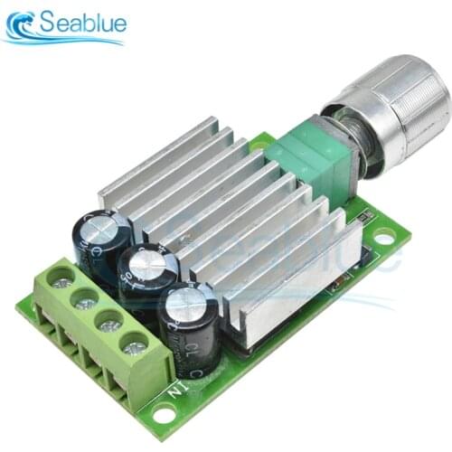 12V 24V 10A PWM DC Motor Speed Controller Adjustable Speed Regulator Dimmer Control Switch For Fan Motors LED Light