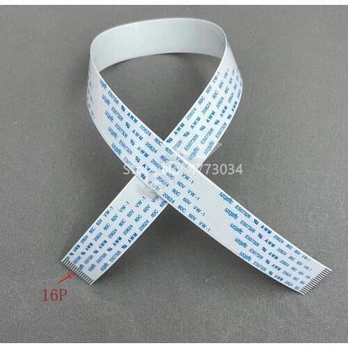 20PCS 16P*400mm*A print head cable For Epson 5113 printhead FFC flat data cable 16pin for Eco Solvent UV flatbed inkjet printer