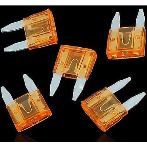 200pcs ATM Mini Fuses Auto Car Motorbike Boat Blade 5A 5Amp Electronic