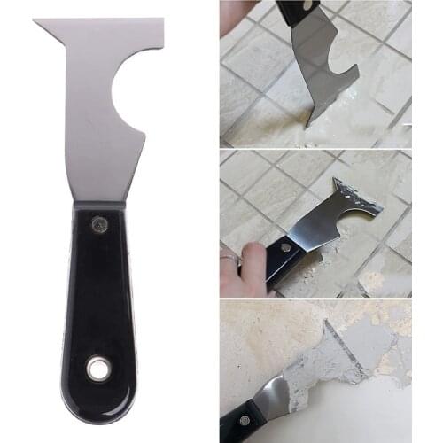 5 In 1 Putty Knife Scraper Tools Caulk Removal Tool Spackle Knife Paint Remover Painters Tool Paint Can Opener for Wood Scraper
