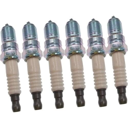 6pieces/lot Iridium spark plugs L3Y4-18-110 ITR6F-13 FOR MAZDA 3 6 FIESTA FOCUS MONDEO VOLVO S40 V40 C30 with logo