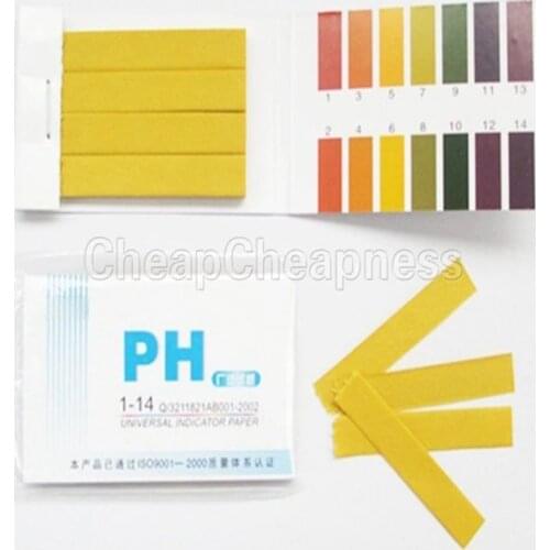 80Strips/Pack 031N 358A Full Range PH Alkaline Acid 1-14 Test Paper Water Litmus Testing Kit For Watery Cosmetics Urine Soil