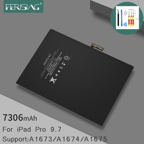 FERISING for Apple iPad Pro 9.7 Tablet Battery 2020 New Original A1673 A1674 A1675 Replacement High Capacity bateria +Tools