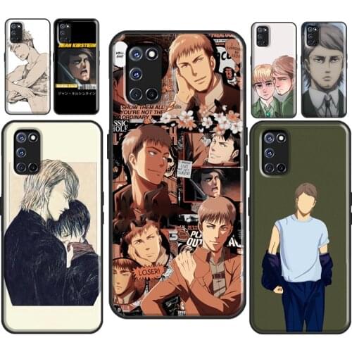 Attack on Titan Jean Kirstein For OPPO A52 A72 A92 A1K A5 A9 A53 A31 2020 F5 F7 Reno 4 Pro 2 Z Find X3 Pro Case Cover