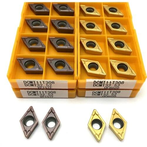 DCMT11T308 VP15TF Carbide insert Internal turning tool DCMT 11T308 turning insert Cutting tool CNC lathe tool Hard Alloy insert