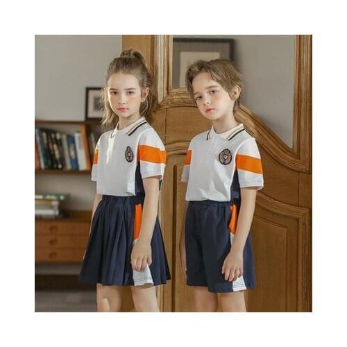 Primary School Uniforms Summer Set Childrens Class Uniforms Sets Baby Kindergarten Uniforms New Student Clothes Baby Suit 3-12Y