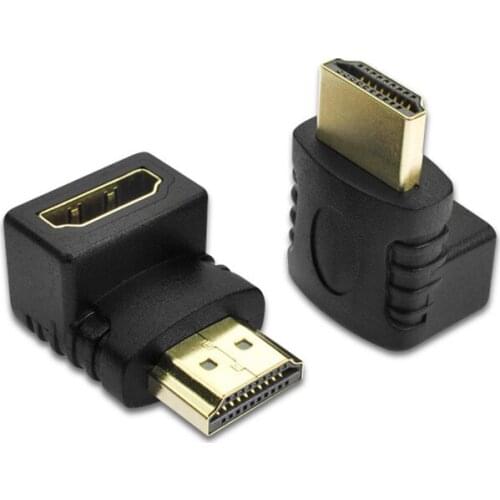 HDMI-compatible Male to HDMI-compatible Female Adapter Converter Extender 90 degree angle 270 degree angle for 1080P HDTV