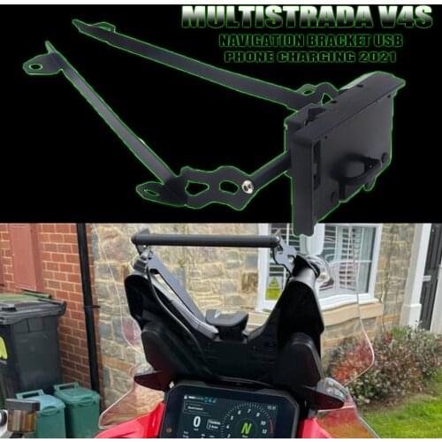 Motorcycle Mobile Phone Navigation GPS Bracket Board For DUCATI MULTISTRADA V4 S 2021 MULTISTRADA v4s