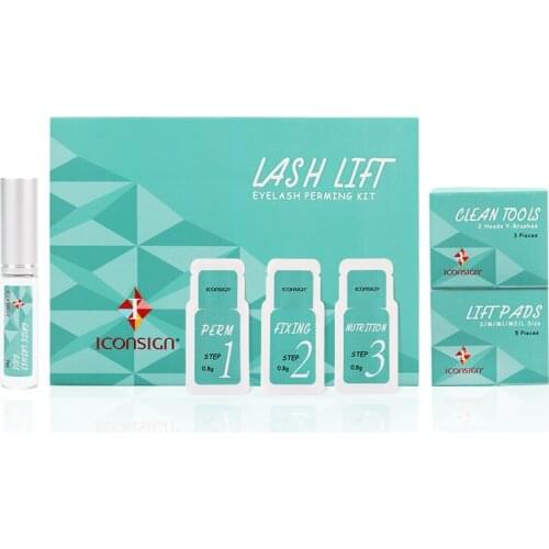 Dropshipping Version Iconsign Lash Lift Kit Sachet Perm Set Eyelash Growth Lashes Eyelash Perming Kit Keratin Eyelash Lifting