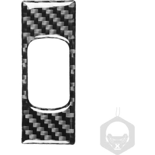Carbon Fiber Emergency Light Button Panel Sticker Decal For Corvette C6 2005-2007