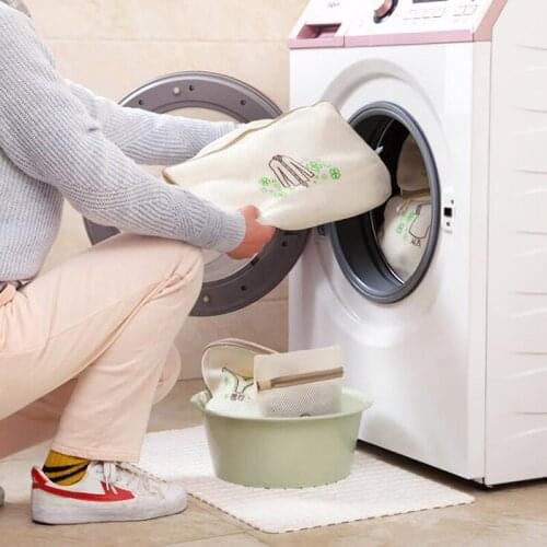 New Convenient Practical Bra Clothes Wash Laundry Lingerie Mesh Net Wash Bag Zipper Nylon Pillow Solid