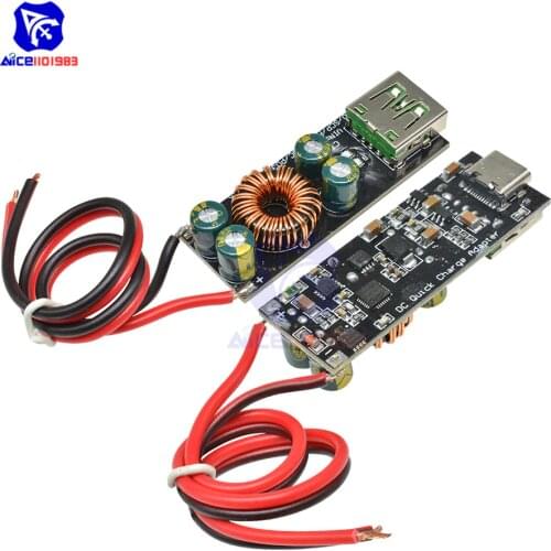 QC4.0 QC3.0 USB Type-C Smartphone Quick Charger 6 -35V Step Down Buck Converter Module for Huawei SCP/FCP Apple PD Qualcomm