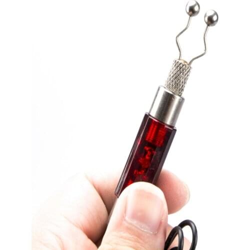 New LED Illuminated Fishing Alarm Iron Fishing Bite Hanger Swinger Indicator Tackle Fishing Tools