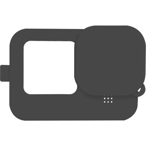 Silicone Protective Lens Cap Cover for GoPro Hero 9 Hero9 Black Action Camera Black Cover Protector Camera Cover