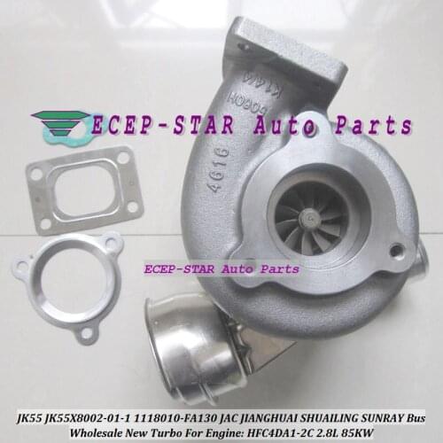 Turbo JK55 JK55X8002-01-1 55X8002-01-1 JK55X8002011 55X8002011 1118010-FA130 For JIANGHUAI For JAC Truck SUNRAY BUS HFC4DA 2.8L