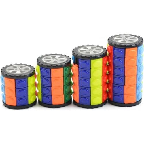 1PC Plastic Irregular Puzzle Multi Layer Magical Cube Learning Toy Intelligence Development Jigsaw Brain Teaser for Kids G2AE