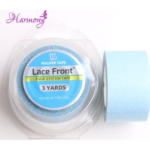 5rolls Blue Color Lace Front hair system tape 1''*3 yards double side adhesive tape for hair extension/lace wig/ toupee