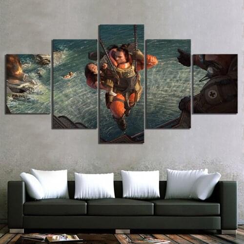 Home Decor Poster HD Pictures Prints Canvas 5 Piece Modular Apex Legends Game Living Room Art Decorative Cartoon Painting Framed