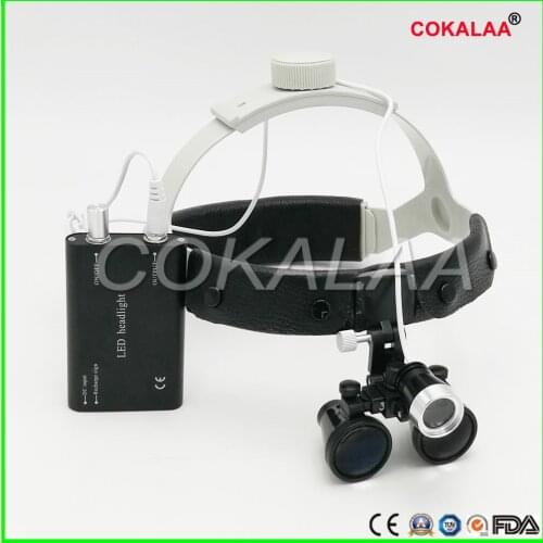Good quality 3.5X Operation lamp surgical headlight Dental Loupes Medical Magnifier Dental Loupes