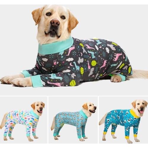 Pet Clothes Dogs Surgical Operation Recovery Suit Anti Licking Wounds After Surgery Surgery Suit Four-legged Jumpsuit Home Cloth