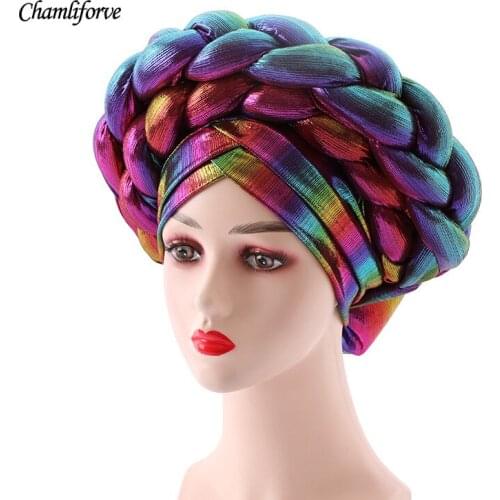 Summer Fashion Style 2021 New African Women Caps African Headtie