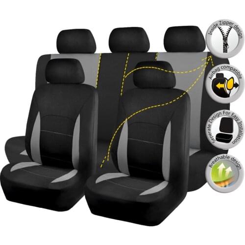 Car Seat Covers set universal Seat Protectors Interior Accessories Four Color Seat Cover Car-Styling For renault logan kia rio 4