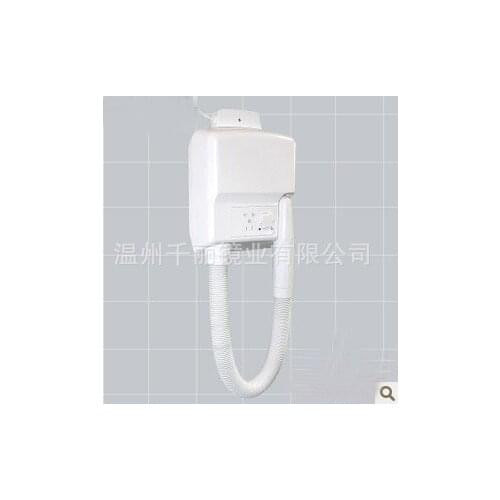 Wall-mounted hair dryer, hair dryer, hand dryer, display, hair dryer with socket