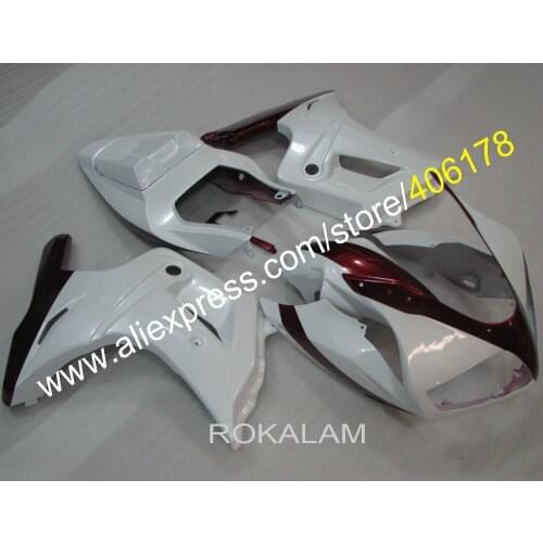 Cheap SV 650 S Fairings For Suzuki SV650 03-13 SV650S 2003-2013 SV650S White ABS Bodyworks Motorycycle Fairing Set