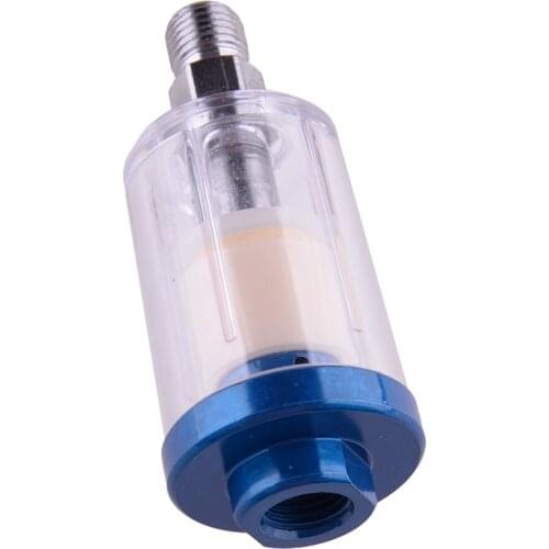 NEW Oil Water Separator Trap 1/4" Air Compressor Filter Paint Spray Tool Fitting Fit for Small Pneumatic Tools Air Intake