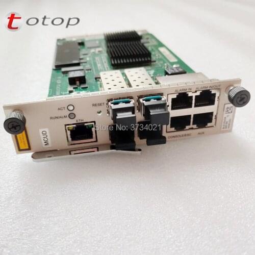 Original Huawei 4 Ports uplink and control board MCUD with 2 SFP modules use for Hua wei MA5608T OLT