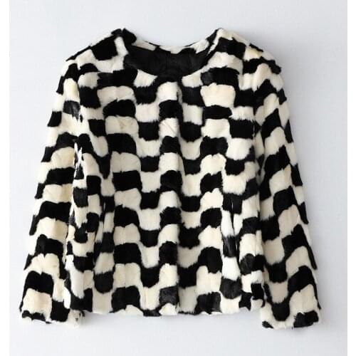 New Autumn and Winter Fashion Mink Fur Quilted Fur Coat 2020 Female New Mink Mink Fur Coat Red Fur Coat Single Breasted