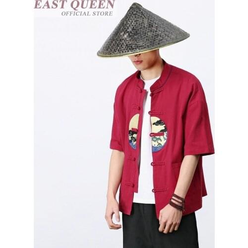 Shang hai tang casual shirt chinese china traditional chinses clothing for men online chinese store shang hai tang FF667 A