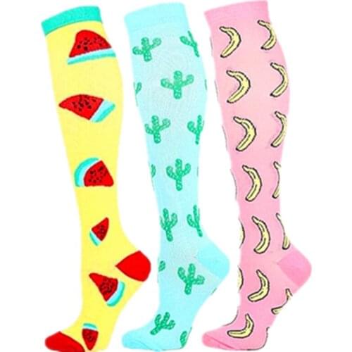 Size XXL Running Men Women Compression Stockings Fit For Medical Edema,Diabetes,Varicose Veins Circulation Knee High Stockings