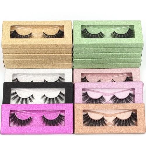 Lashes Wholesale 4/10/20/100 PCS 3D Mink Eyelashes Makeup Thick Mink Lashes Bulk Natural Eyelashes box package Wispy Lashes