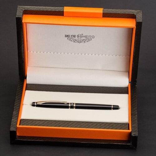 High Quality HERO 1021 Fountain Pen Metal Ink Pen lraurita Nib Signning Pen Business Gift Box Student Writing Stationery