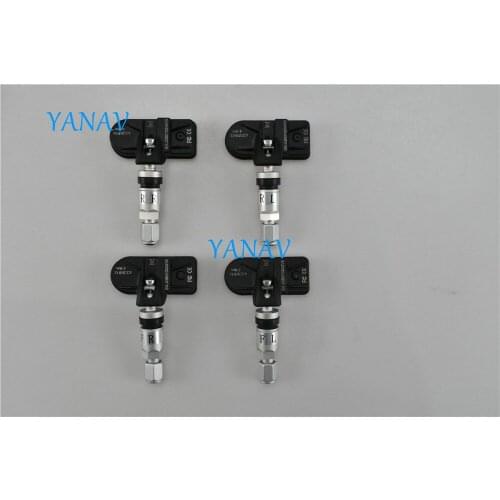 Car tire pressure monitoring system shows 4 internal sensors Android navigation tire pressure alarm 0-116 Psi